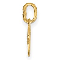 14K Yellow Gold Double Heart Best Friends 2-Piece Break-apart Charm view 2