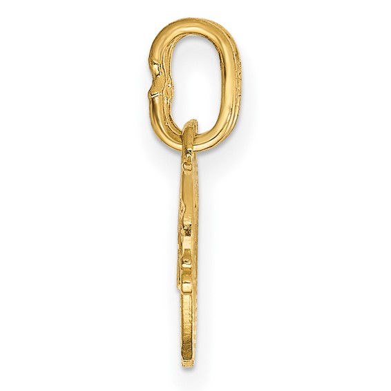 14k Double Heart BEST FRIENDS 2-Piece Break-apart Charm