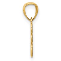 14K Yellow Gold Best Friend Pendant view 2