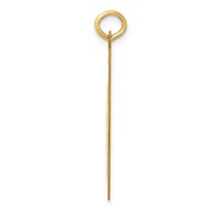 14K Yellow Gold Cut-out Smiley Face Charm view 2
