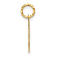 14K Small Emergency Medical Technician Disc Charm view 2