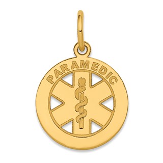 Gold Polished Medical Pendants