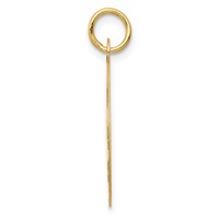14K Yellow Gold Medium Paramedic Medical Pendant view 2