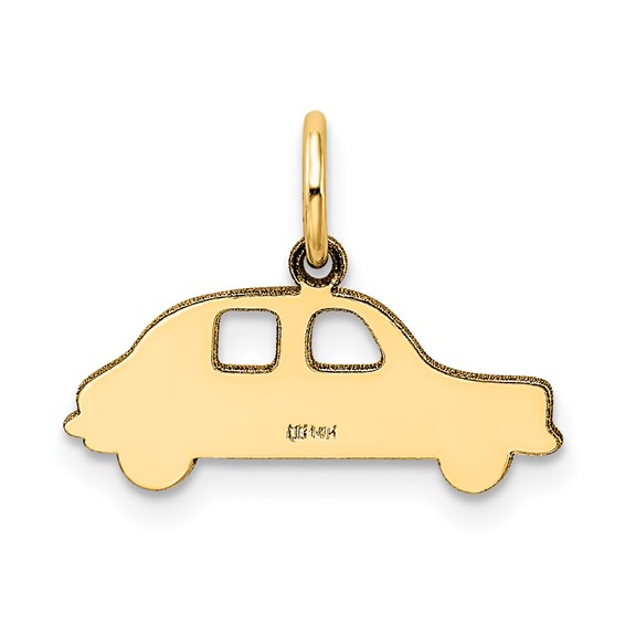 14k Compact Car Charm