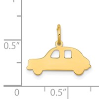 14K Yellow Gold Compact Car Charm view 4