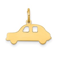 14K Yellow Gold Compact Car Charm view 1