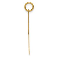 14K Large Fancy Script Letter J Initial Charm view 2