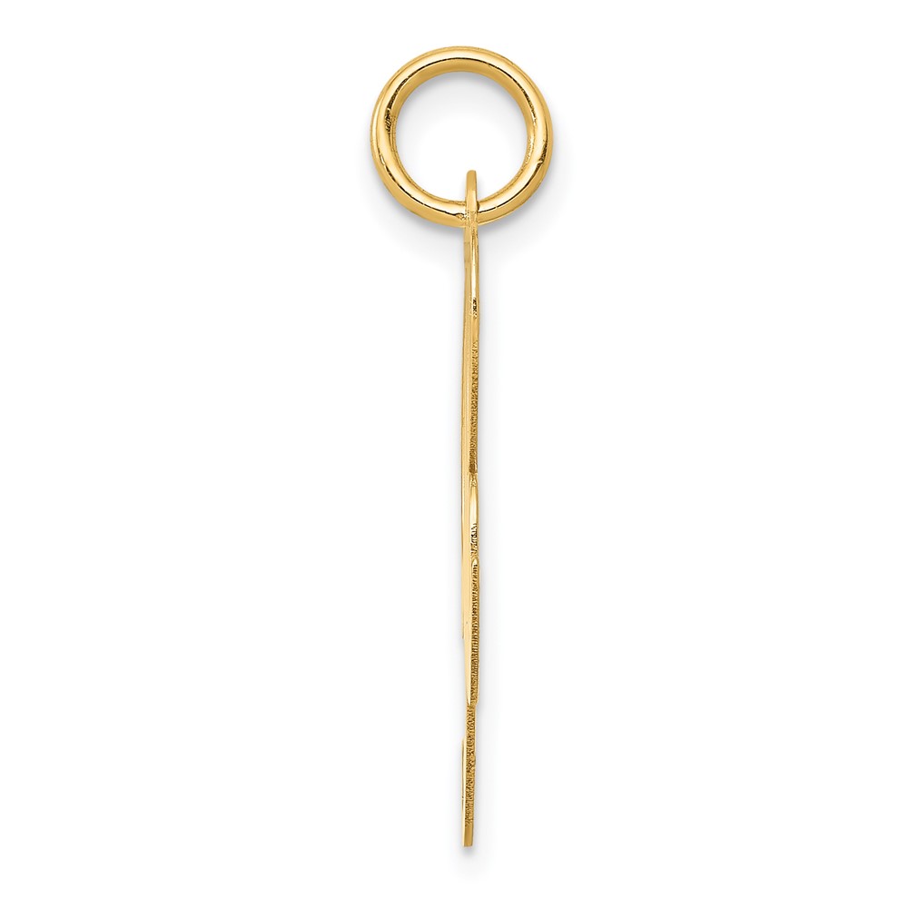 14k Large Fancy Script Letter R Initial Charm (YC654R)