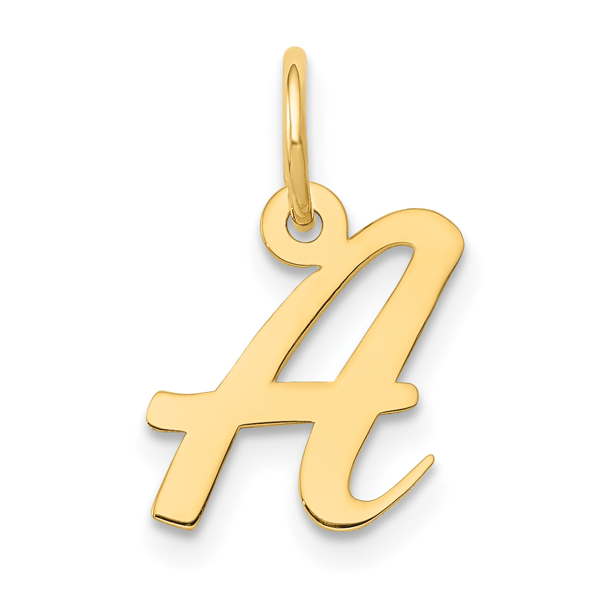 14k Small Script Letter A Initial Charm (YC658A)