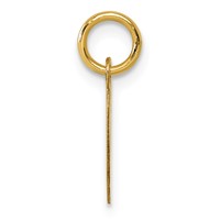 14K Small Script Letter C Initial Charm view 2