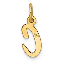 14K Small Script Letter C Initial Charm view 3
