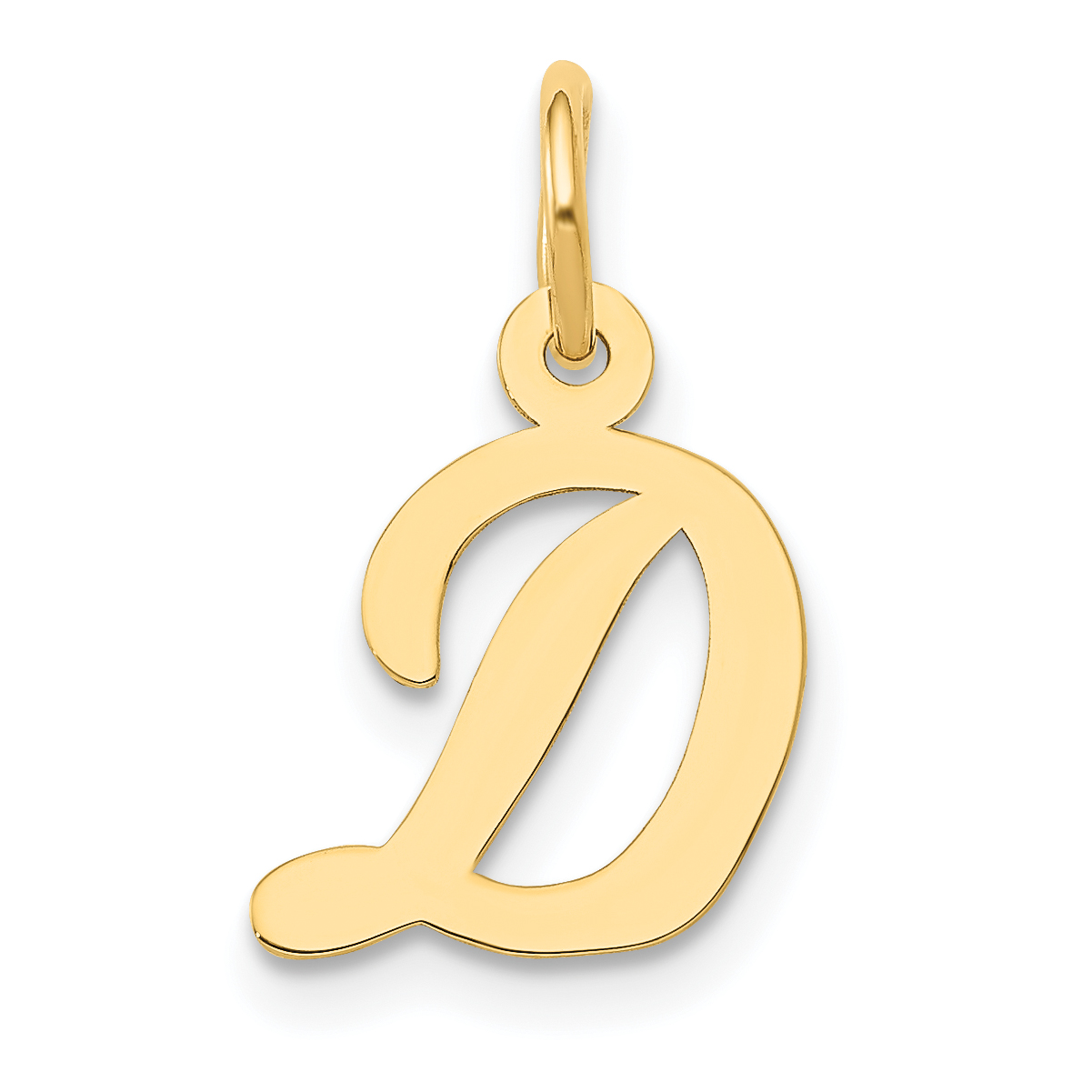 14k Small Script Letter D Initial Charm (YC658D)