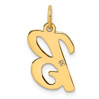 14K Medium Script Letter B Initial Charm view 3