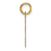 14K Medium Script Letter E Initial Charm view 2