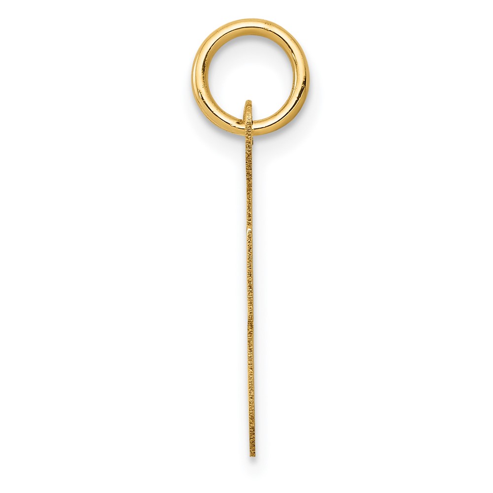 14k Medium Script Letter F Initial Charm (YC660F)