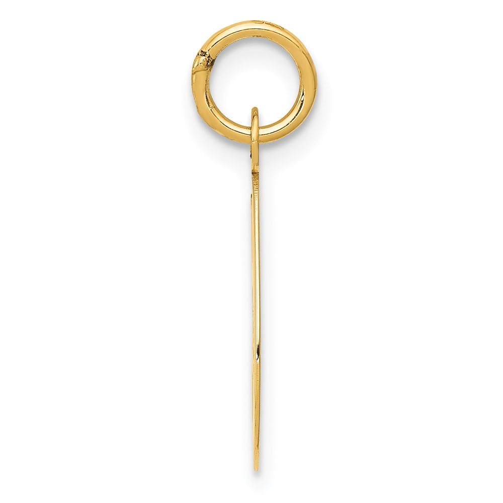 14k Medium Script Letter G Initial Charm (YC660G)
