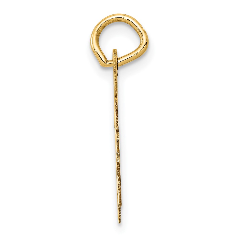 14k Medium Script Letter H Initial Charm (YC660H)