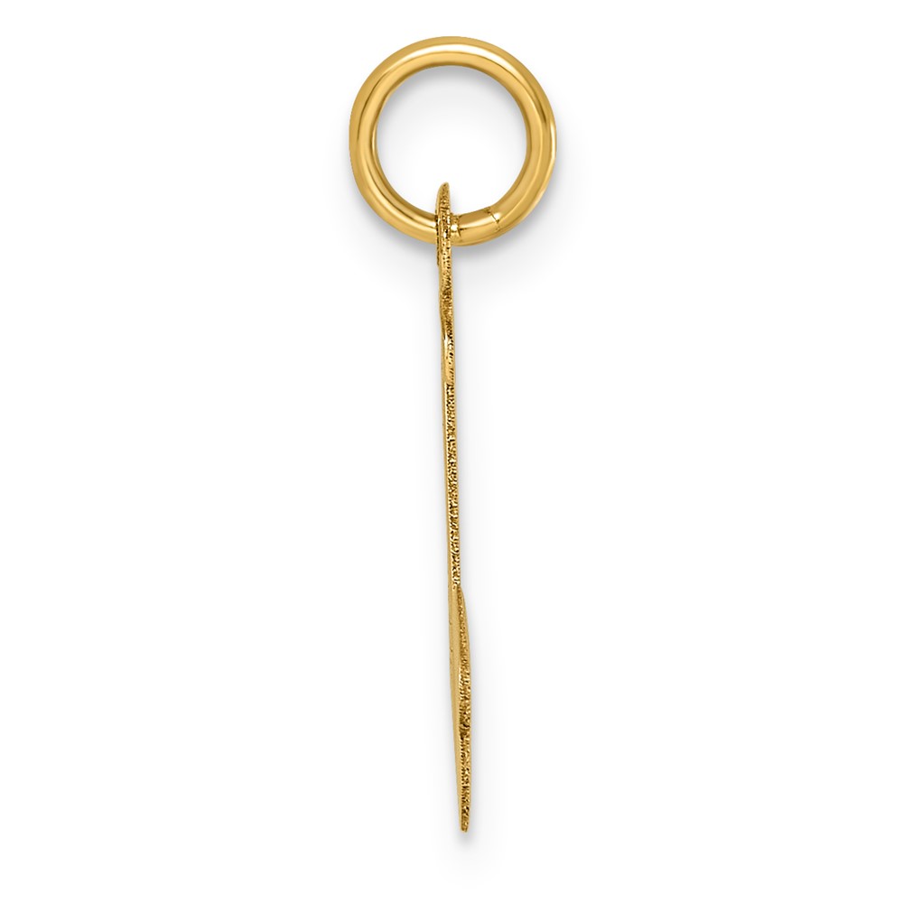 14k Medium Script Letter J Initial Charm (YC660J)