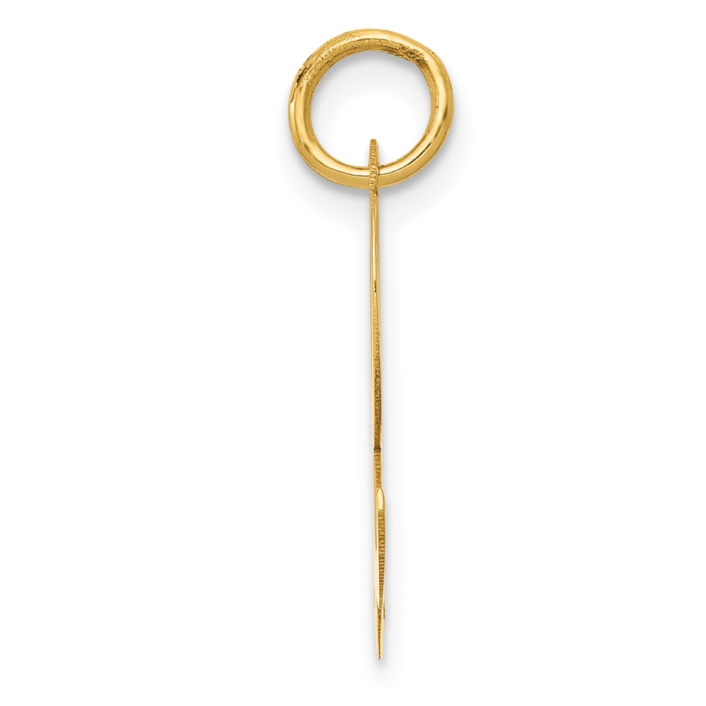 14k Medium Script Letter L Initial Charm (YC660L)