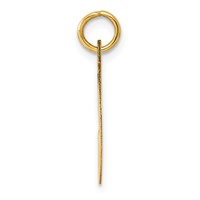 14K Yellow Gold Large Script Letter C Initial Charm view 2