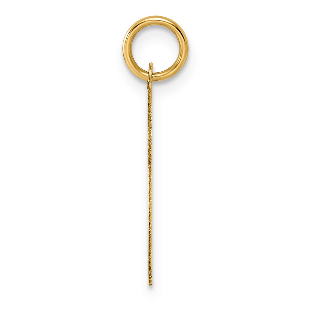 14k Large Script Letter N Initial Charm (YC662N)