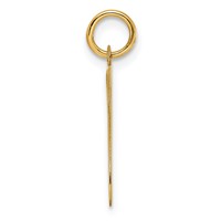 14K Large Script Letter W Initial Charm view 2