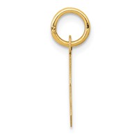 14K Small Block Letter C Initial Charm view 2