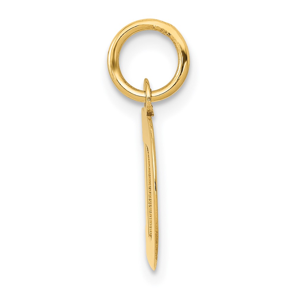14k Small Block Letter D Initial Charm (YC664D)
