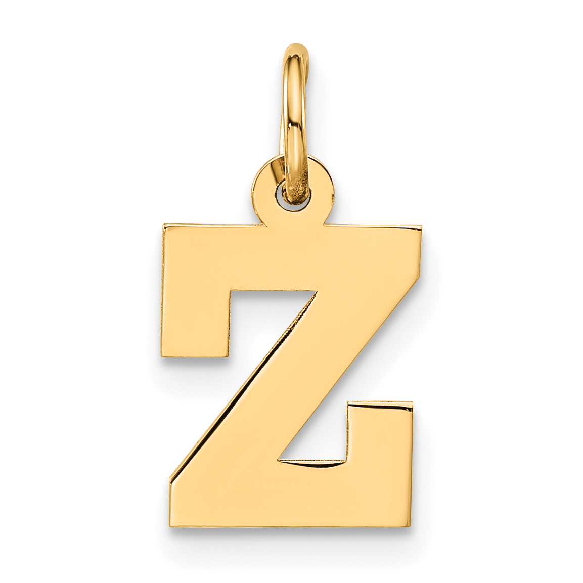 14k Small Block Initial Z Charm (YC664Z)