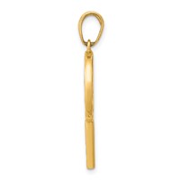 14K Yellow Gold 3-D Multi-color Enameled Lollipop Pendant view 2