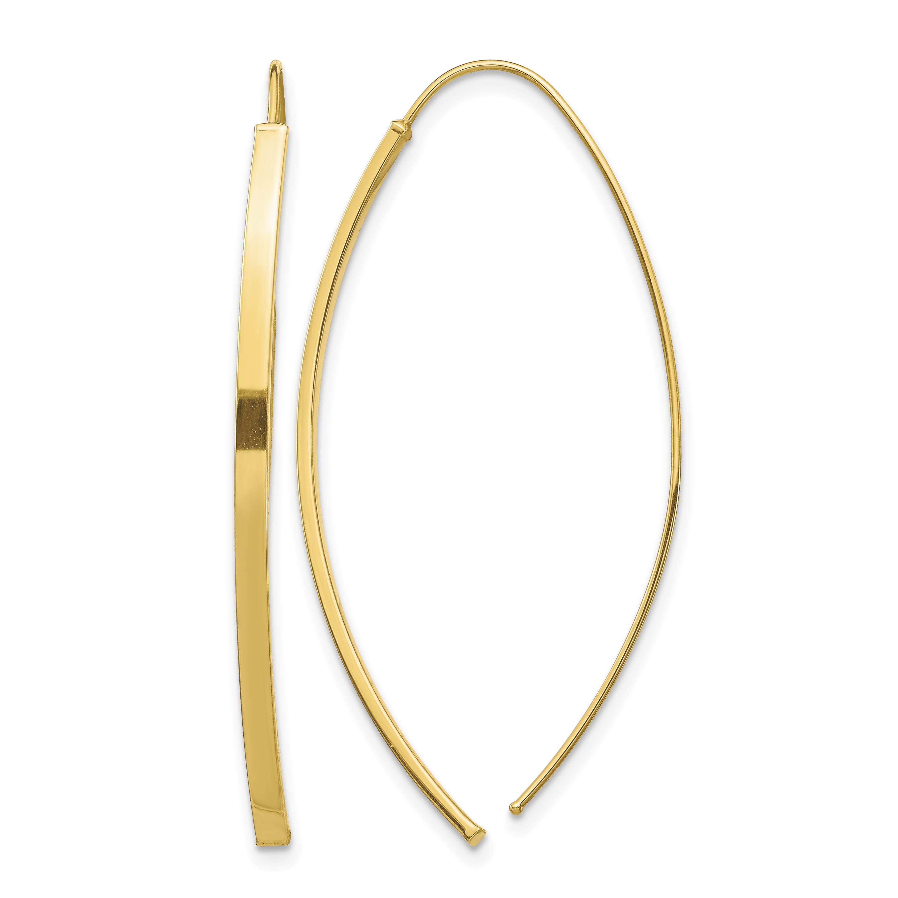 14K Dangle Threader Earrings (YE1853)