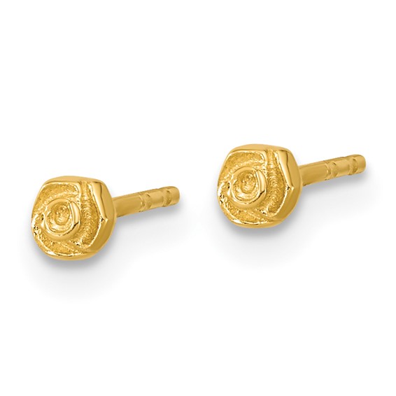 Gold Floral Earrings