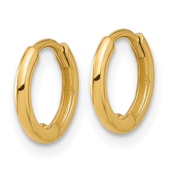Gold Hinged Hoop Earrings