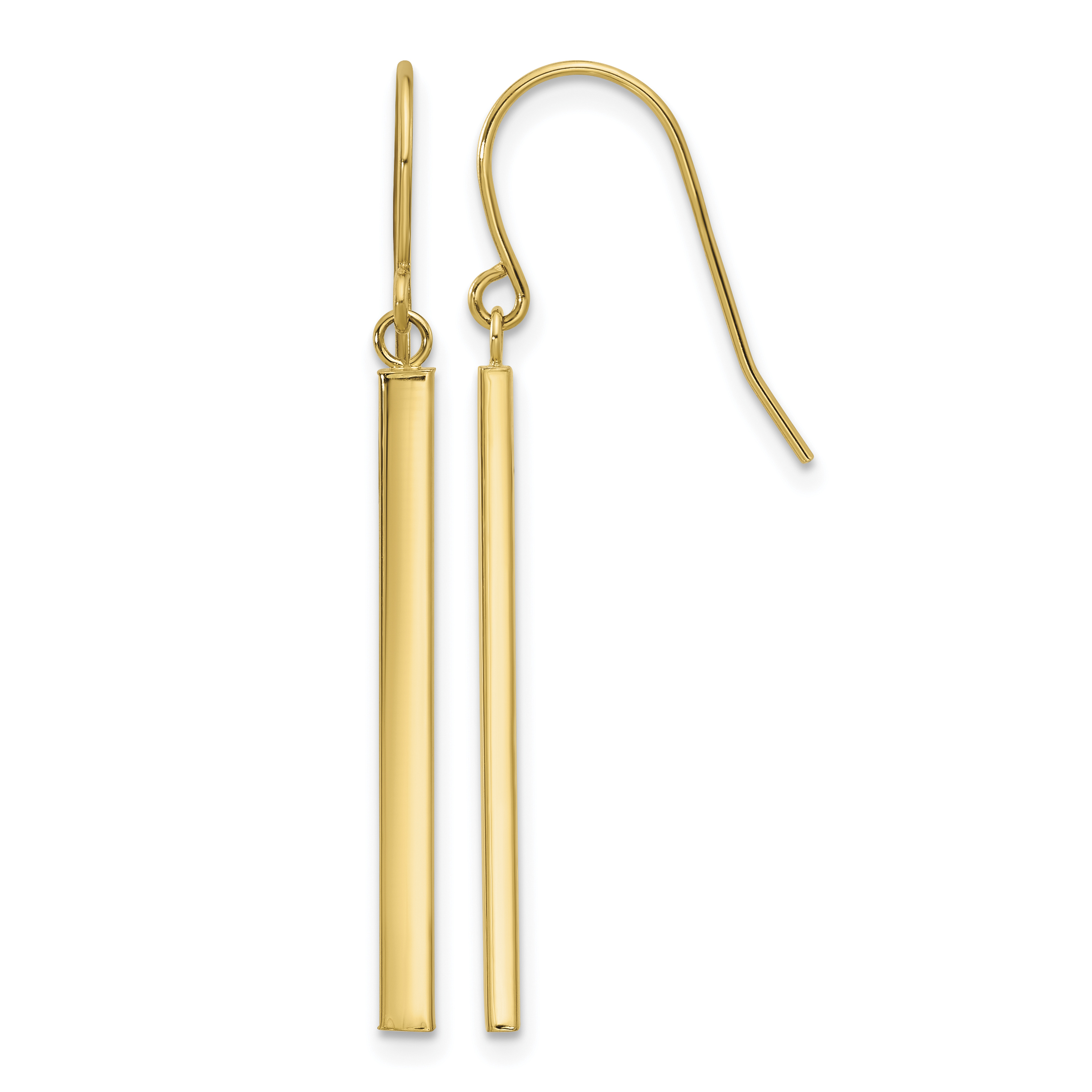 14K Bar Dangle Earrings (YE2178)