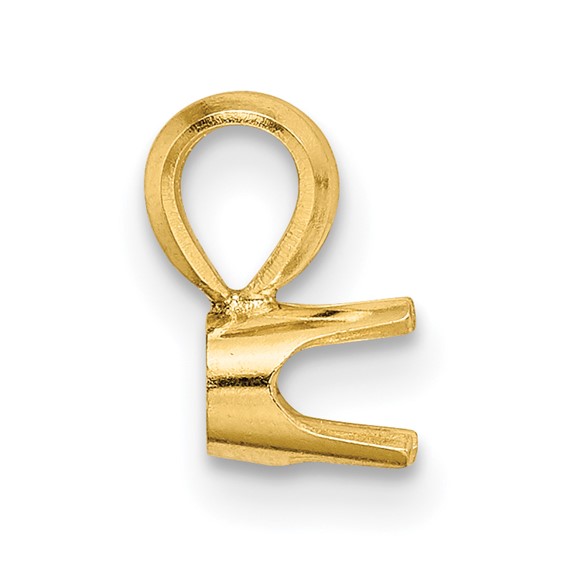 14ky Round 4-Prong Heavy Weight 2.00ct. Pendant Setting