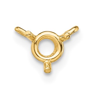 14ky Round 3-Prong Necklace Center .40ct. Pendant Setting