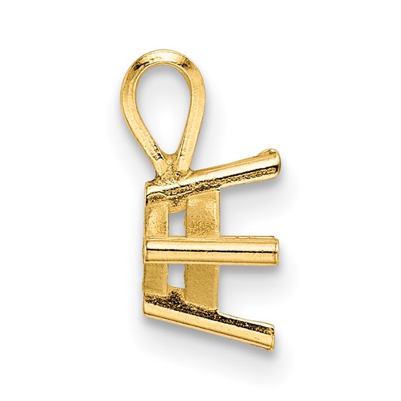 14ky Princess 4-Prong 6.5mm Pendant Setting