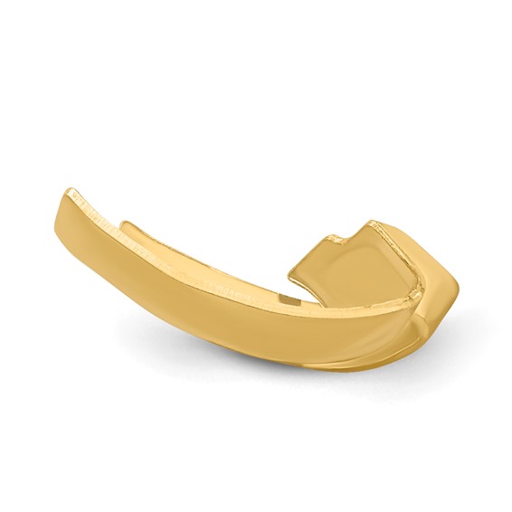 14k Yellow Gold Mens Ring Guard