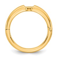 14K Yellow Gold Cliq Low Profile Mm Hinged Peg Set Engagement Ring Mounting view 2