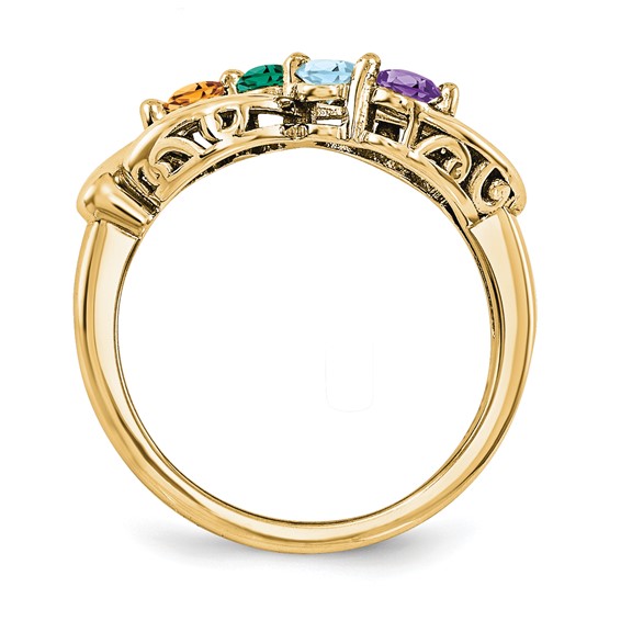 14KY VS Diamond Family Ring