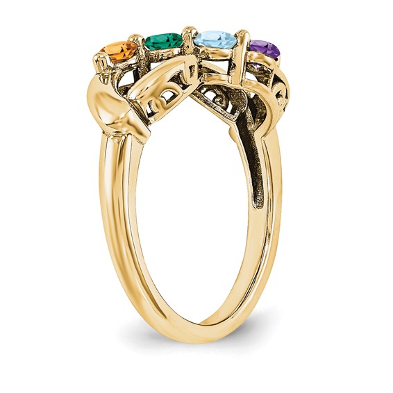 14KY VS Diamond Family Ring