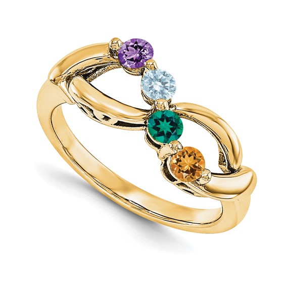 14KY VS Diamond Family Ring