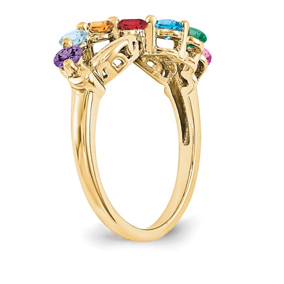 14KY VS Diamond Family Ring