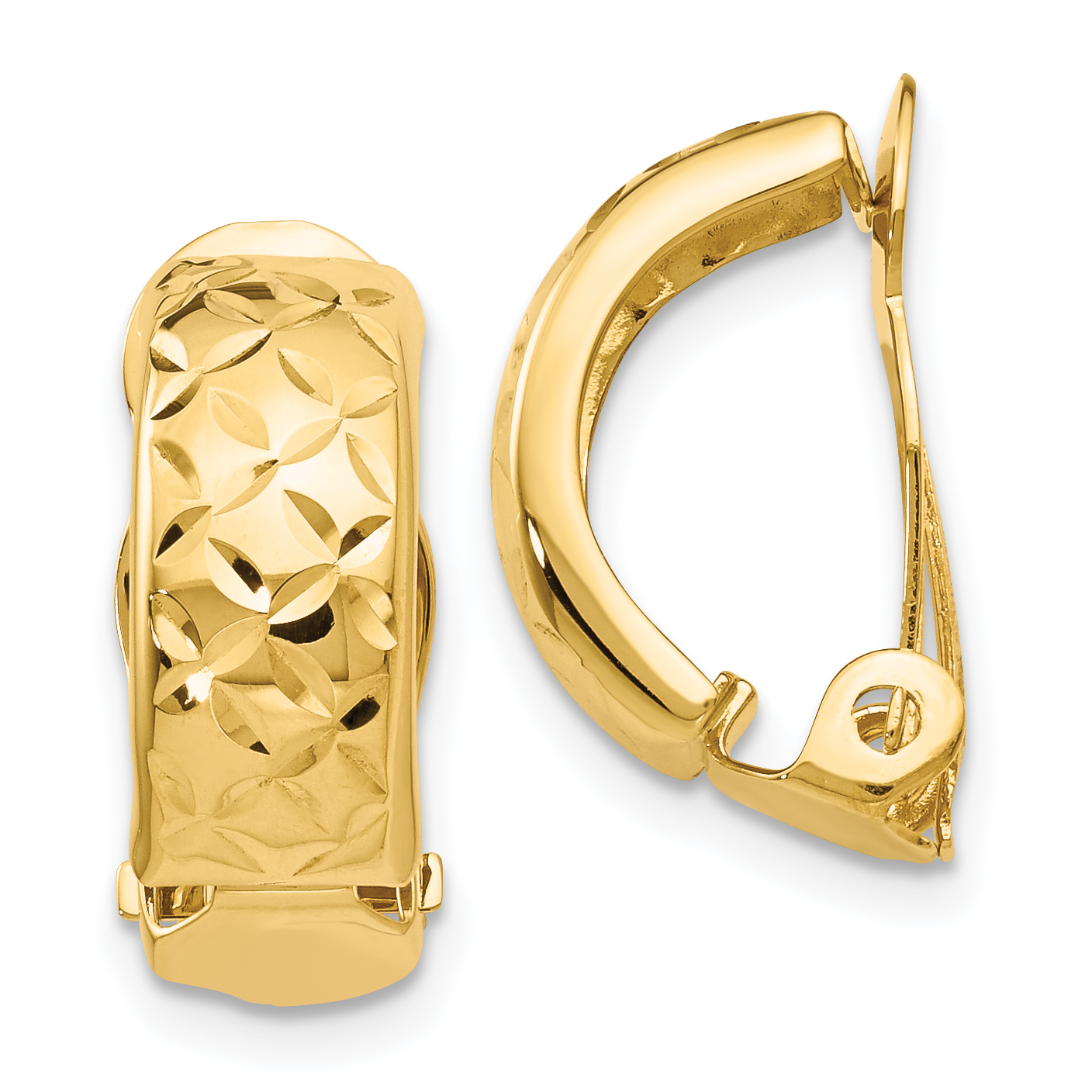 14k Non-Pierced Earrings (Z918)