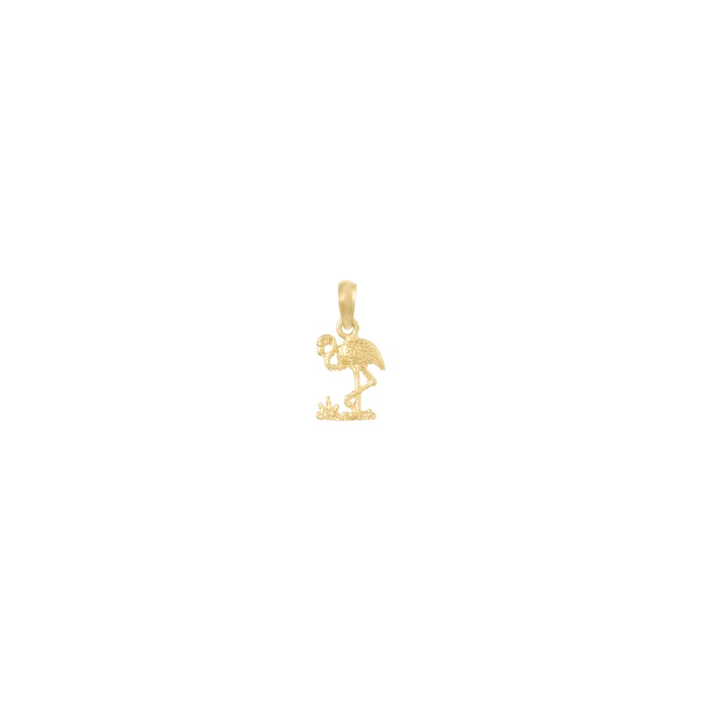 14K Mini Flamingo Charm (K6433)