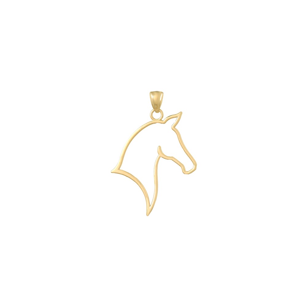 10k Horse Head Pendant (10D4384)