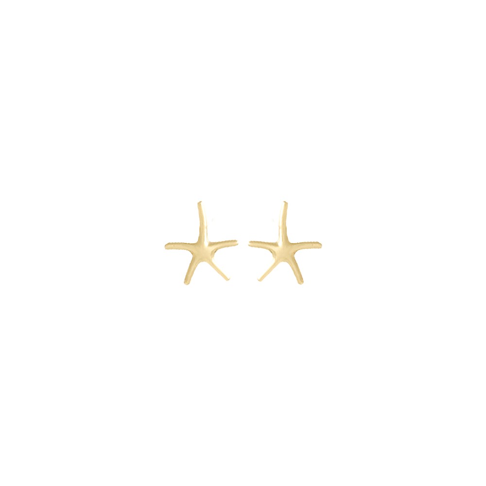 10k Starfish Earrings (10TE624)
