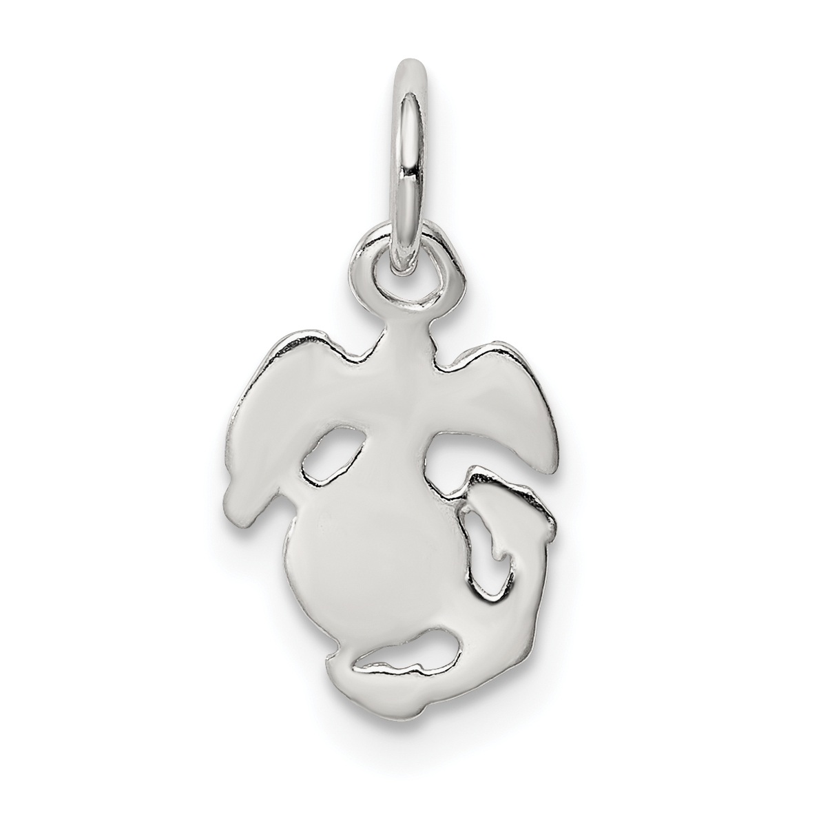 925 Sterling Silver Marine Corps Emblem Pendant Charm Necklace Ice Carats 925 Sterling Silver Marine Corps Emblem Pendant Charm Necklace Career Professional Military Fine Jewelry
