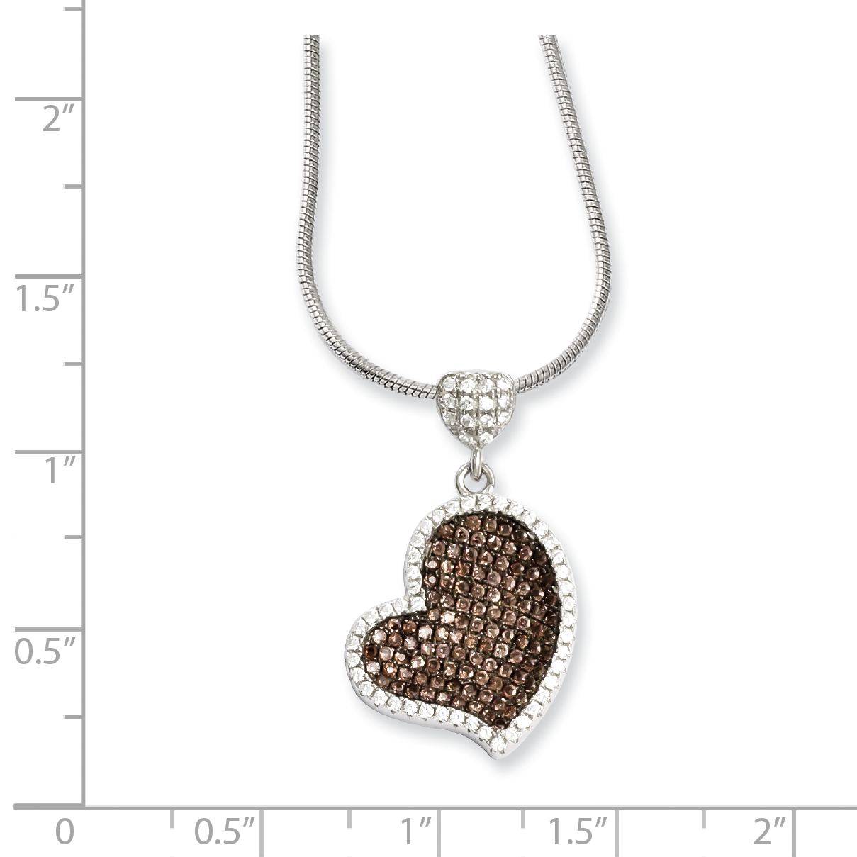 925 Sterling Silver Cubic Zirconia Cz Chain Necklace Pendant Charm Fine Jewelry Gifts For Women For Her