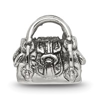 Sterling Silver Reflections Kids Handbag Bead view 3